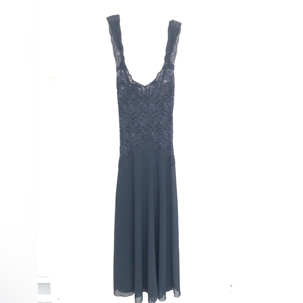 Victoria’s Secret Navy Blue Night Long Gown Lingerie S
